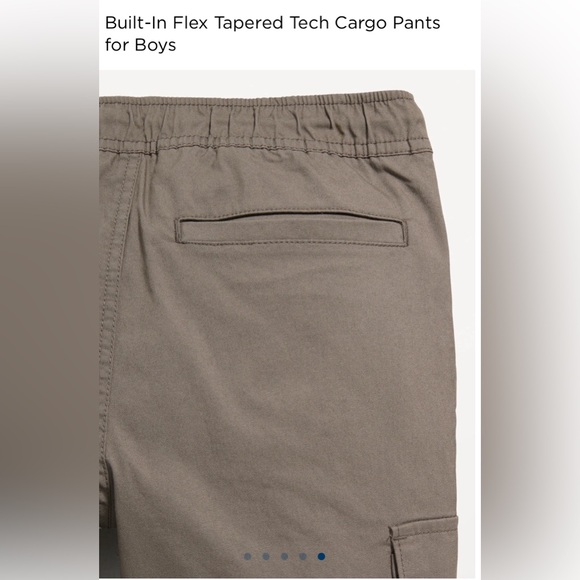 Old Navy boys tech taper cargo pants - Picture 5 of 11